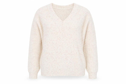Womens UK Size M Marks and Spencer Beige Pullover Jumper