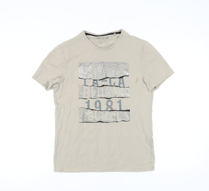 Mens UK Size M GUESS Beige  T-Shirt
