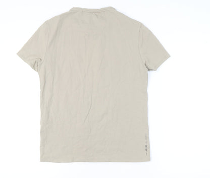 Mens UK Size M GUESS Beige  T-Shirt