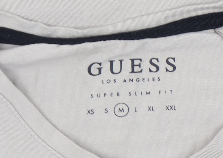 Mens UK Size M GUESS Beige  T-Shirt
