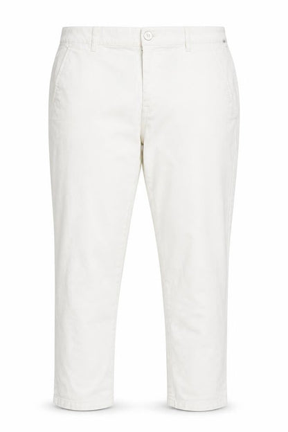 Womens UK Size 12 Gap Slim Fit Khakis Ivory Trousers