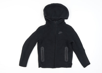 Nike Girls Black Full Zip Hoodie M