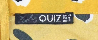 Womens UK Size 16 Quiz Wrap  Skirt