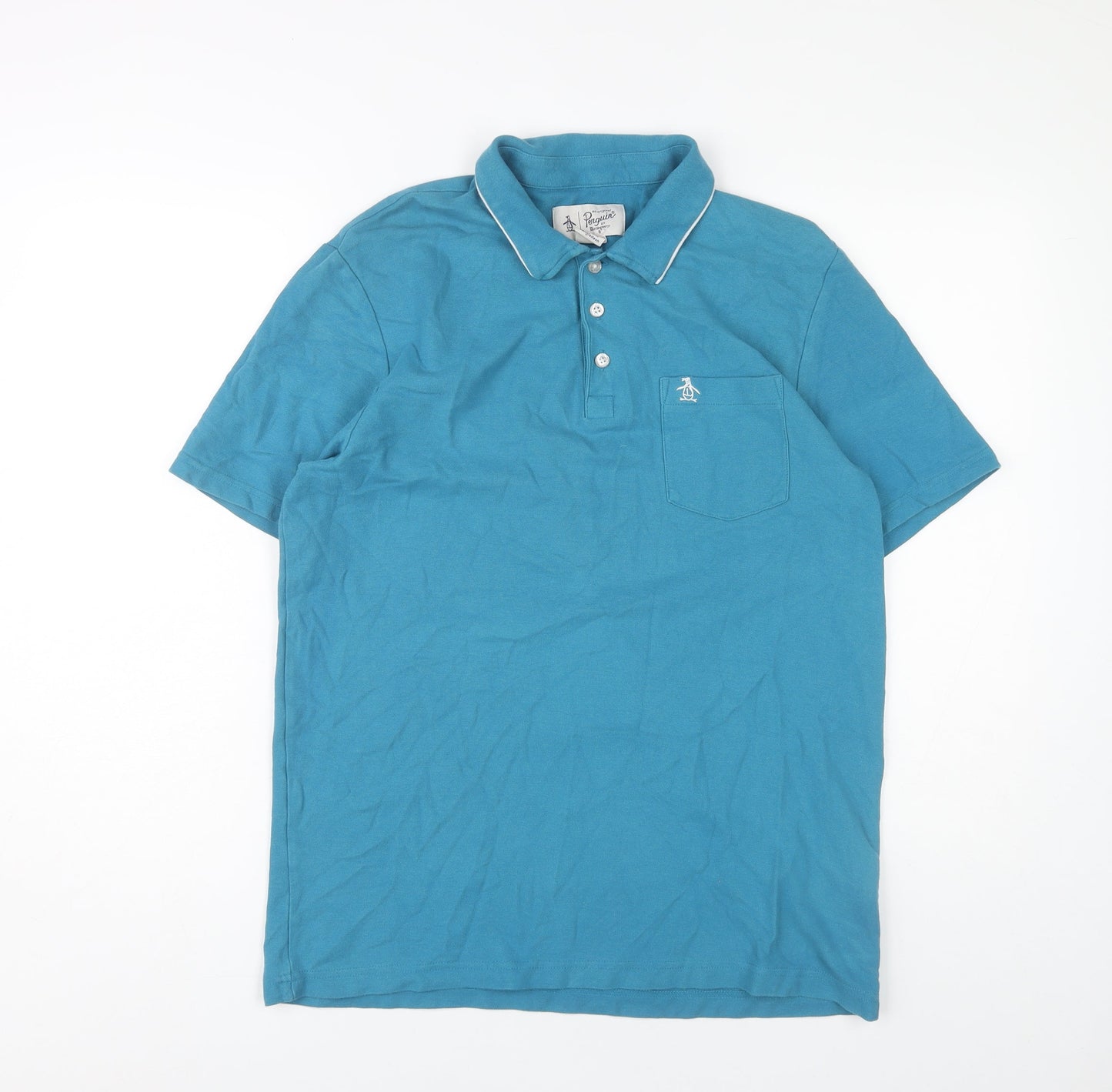 Mens UK Size L Original Penguin Cotton Polo Shirt