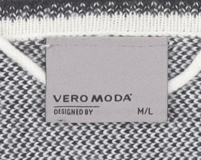 Womens UK Size M/L VERO MODA Multicoloured Cape Jumper