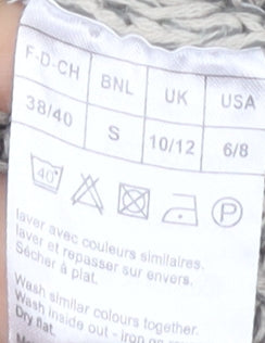 Damart Women's Beige 3/4 Sleeve Cotton Pullover Jumper S