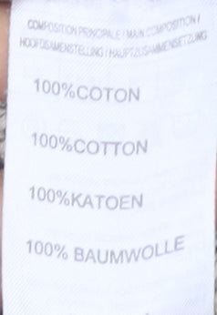 Damart Women's Beige 3/4 Sleeve Cotton Pullover Jumper S