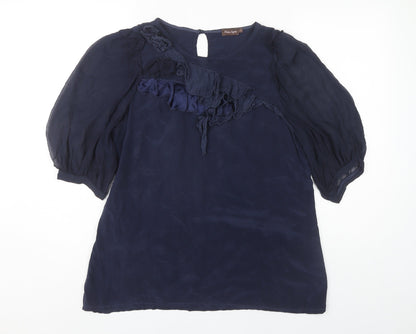 Womens UK Size  Phase Eight Blue  Blouse