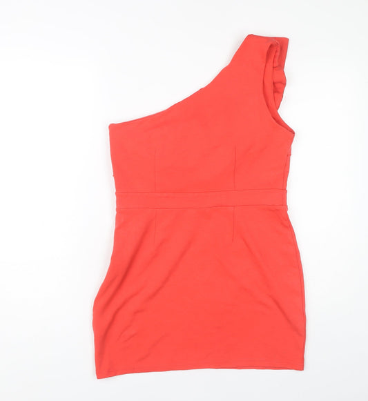 Lipsy Women's Red Bodycon Party Dress Size 14