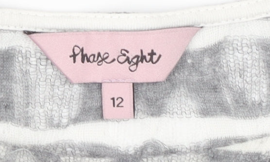 Womens UK Size 12 Phase Eight Grey Camisole Blouse