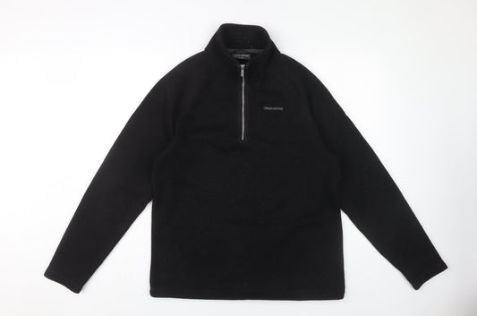 Mens UK Size M Craghoppers Black Full Zip Sweatshirt