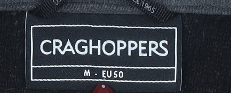 Mens UK Size M Craghoppers Black Full Zip Sweatshirt