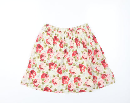 Cath Kidston Women's Floral A-Line Skirt XS