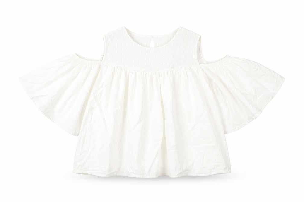 Womens UK Size S Stile Benetton White  Blouse