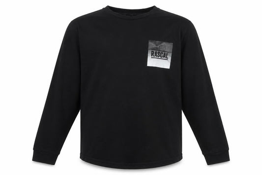 Rascal Boys Black Long Sleeve Graphic T-Shirt 13-14 Years