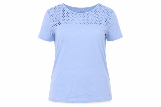 Womens UK Size 16 Maine Blue  T-Shirt