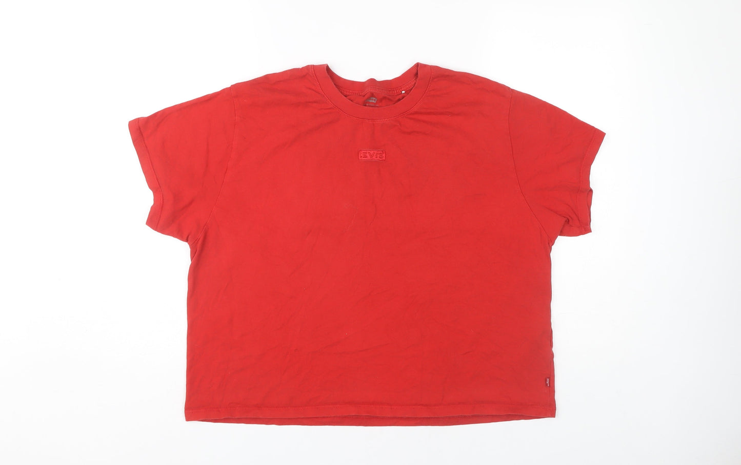 Unisex Adults UK Size L Levi's Red Basic T-Shirt