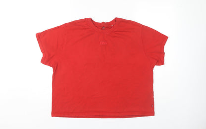 Unisex Adults UK Size L Levi's Red Basic T-Shirt
