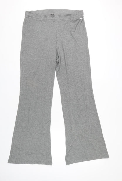 Womens UK Size XL Hollister Regular Fit  Grey Trousers