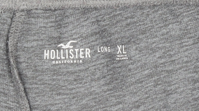 Womens UK Size XL Hollister Regular Fit  Grey Trousers