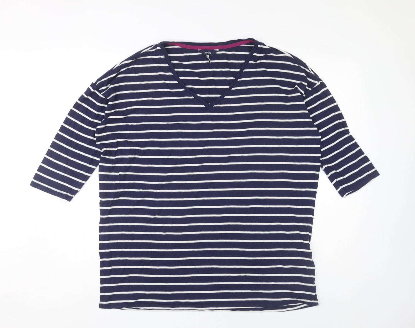 Womens UK Size 12 Joules Blue  T-Shirt