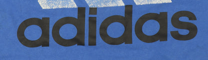 Adidas Men's Blue Graphic Print T-Shirt Size M