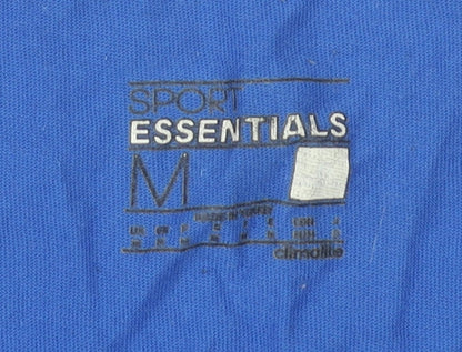 Adidas Men's Blue Graphic Print T-Shirt Size M