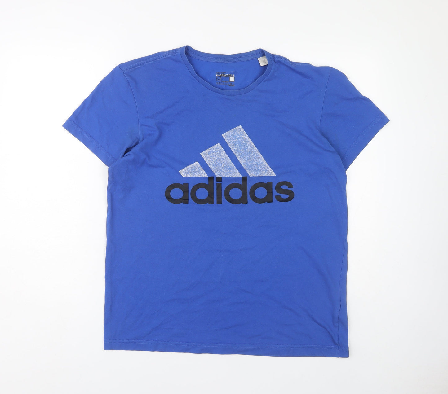 Adidas Men's Blue Medium Sports T-Shirt Crew Neck