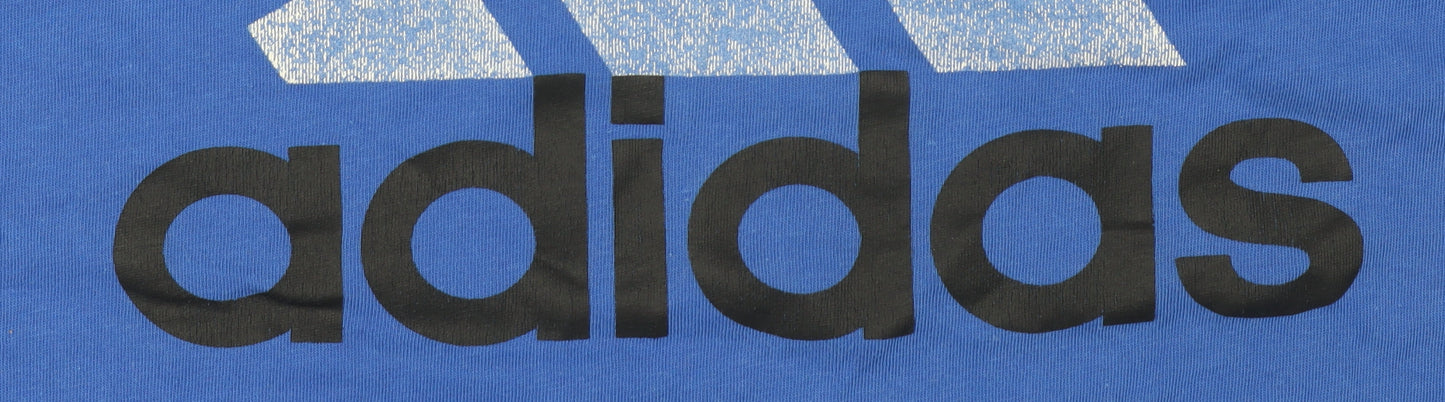 Adidas Men's Blue Medium Sports T-Shirt Crew Neck