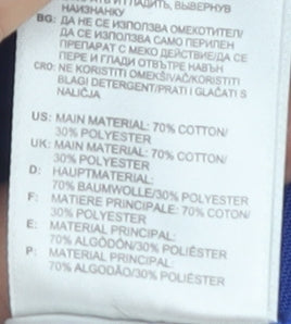 Adidas Men's Blue Medium Sports T-Shirt Crew Neck