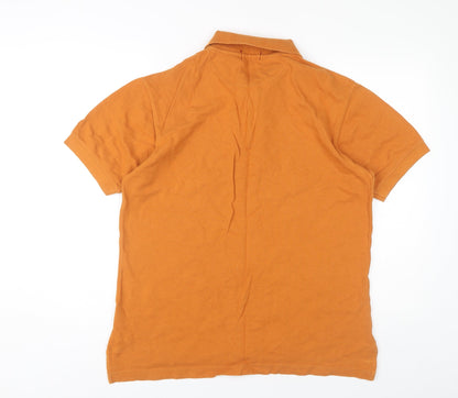 Gap Men's Orange Polo Shirt M - Casual Summer Style