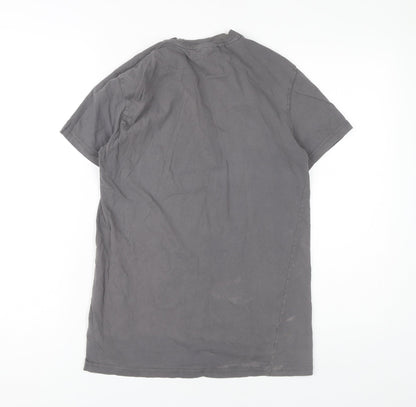 McKenzie Men's Grey Crew Neck T-Shirt, Size S