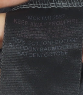 McKenzie Men's Grey Crew Neck T-Shirt, Size S