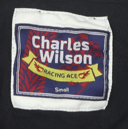 Charles Wilson Men's Black Polo Shirt S