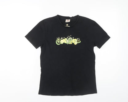 Unisex Adults UK Size XL Converse Black Basic T-Shirt