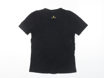 Unisex Adults UK Size XL Converse Black Basic T-Shirt
