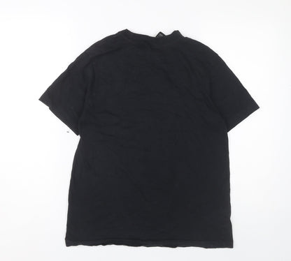 Nike Men's Black Crew Neck XS Logo T-Shirt