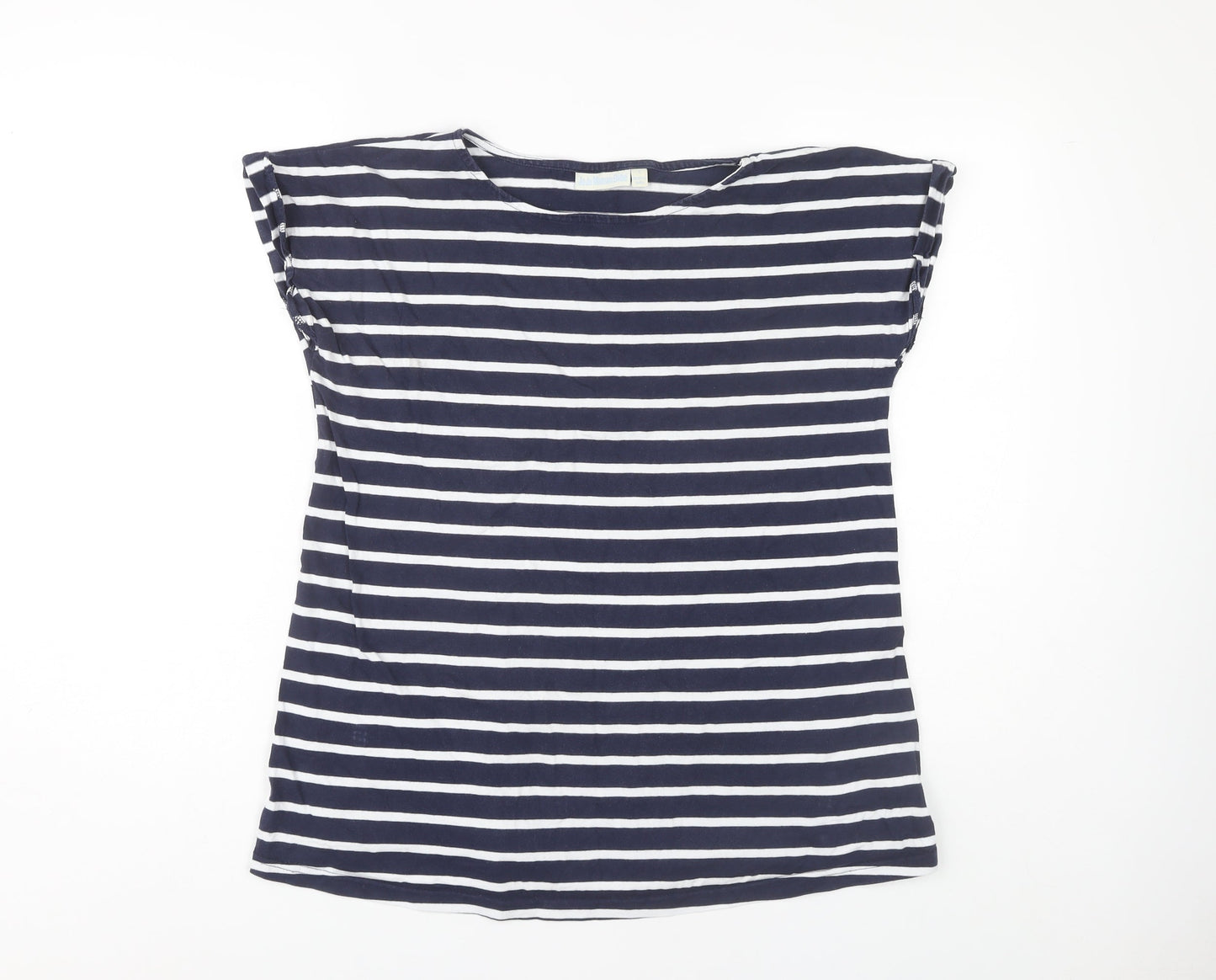 Womens UK Size S JoJo Maman Bébé Blue Basic T-Shirt