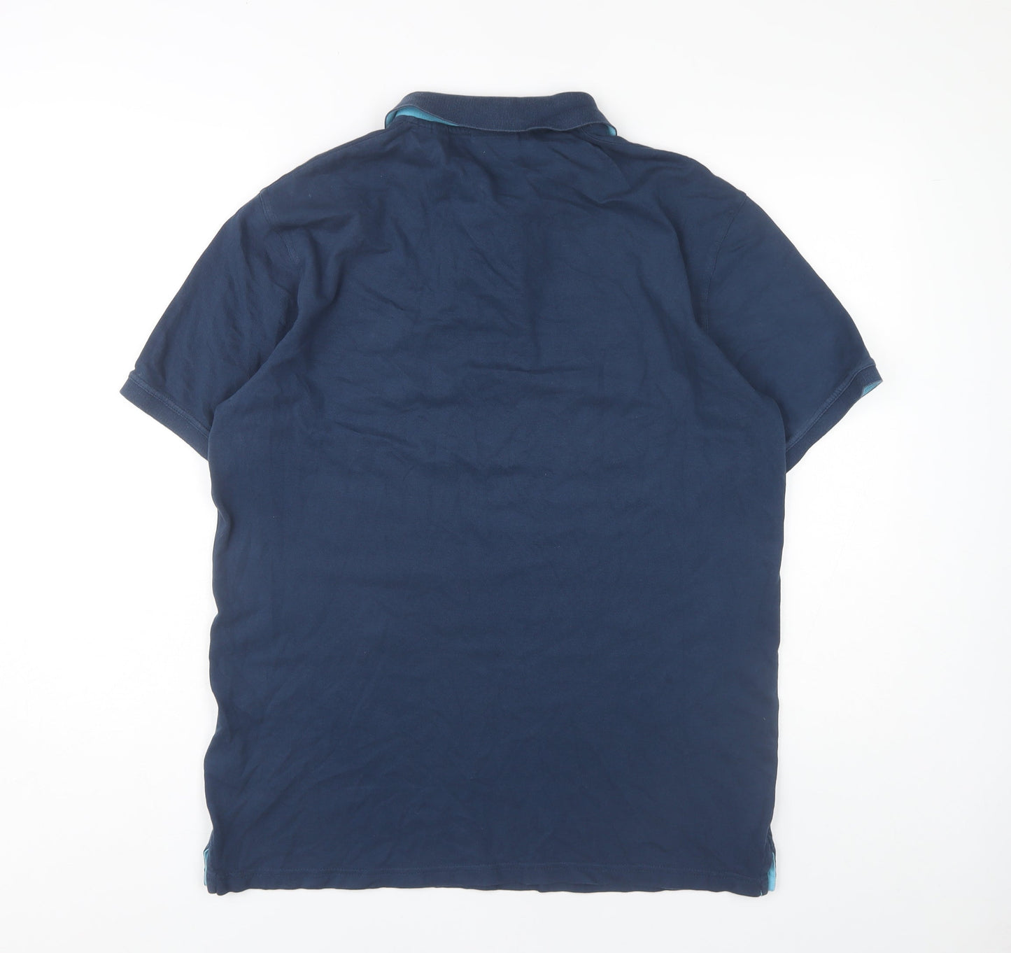 Gant Men's Blue XL Polo Shirt, Short Sleeve