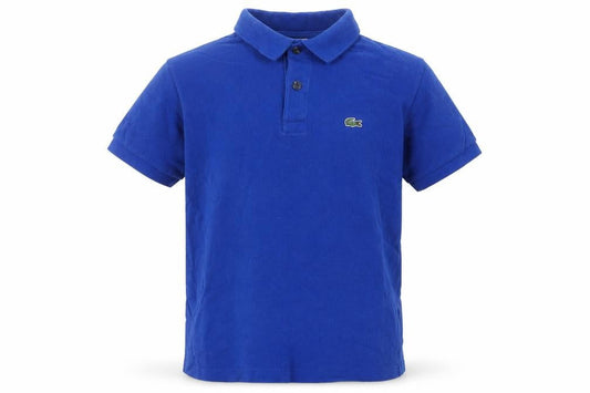 Lacoste Boys Blue Polo Shirt, Size 14 Years, Cotton, Casual