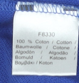 Lacoste Boys Blue Polo Shirt, Size 14 Years, Cotton, Casual
