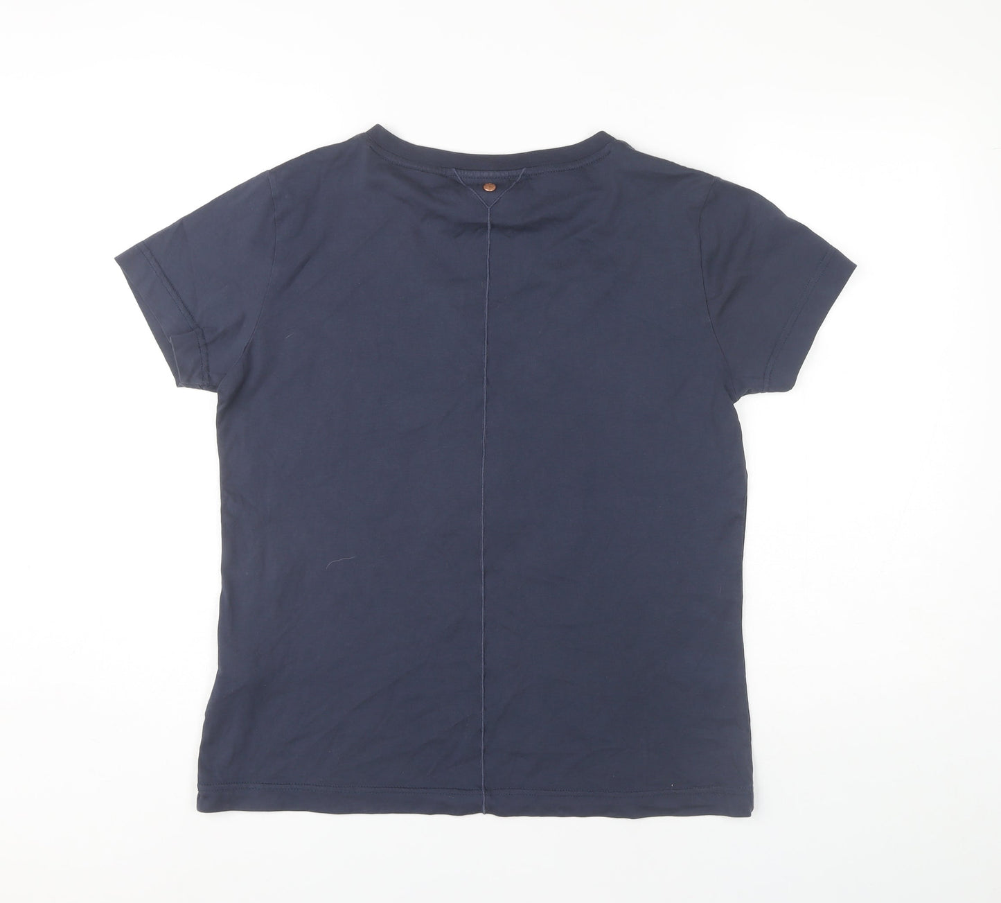 BMW Unisex Blue V-Neck T-Shirt - Large, Casual Style