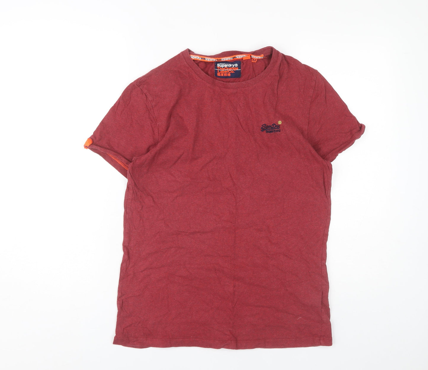 Superdry Men's Red Medium Crew Neck T-Shirt