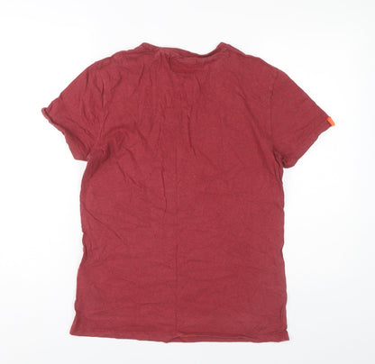 Superdry Men's Red Medium Crew Neck T-Shirt