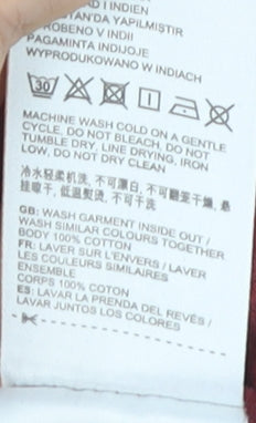 Superdry Men's Red Medium Crew Neck T-Shirt