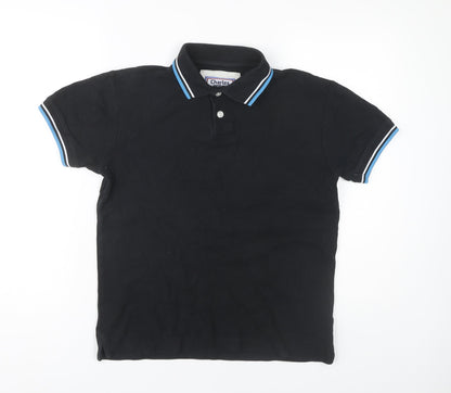 Charles Wilson Men's Black Polo Shirt, Small
