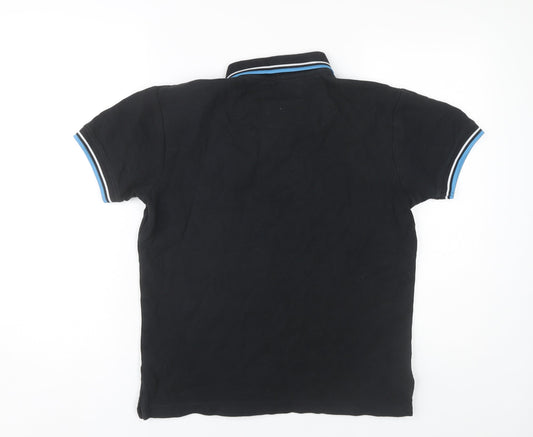 Charles Wilson Men's Black Polo Shirt, Small