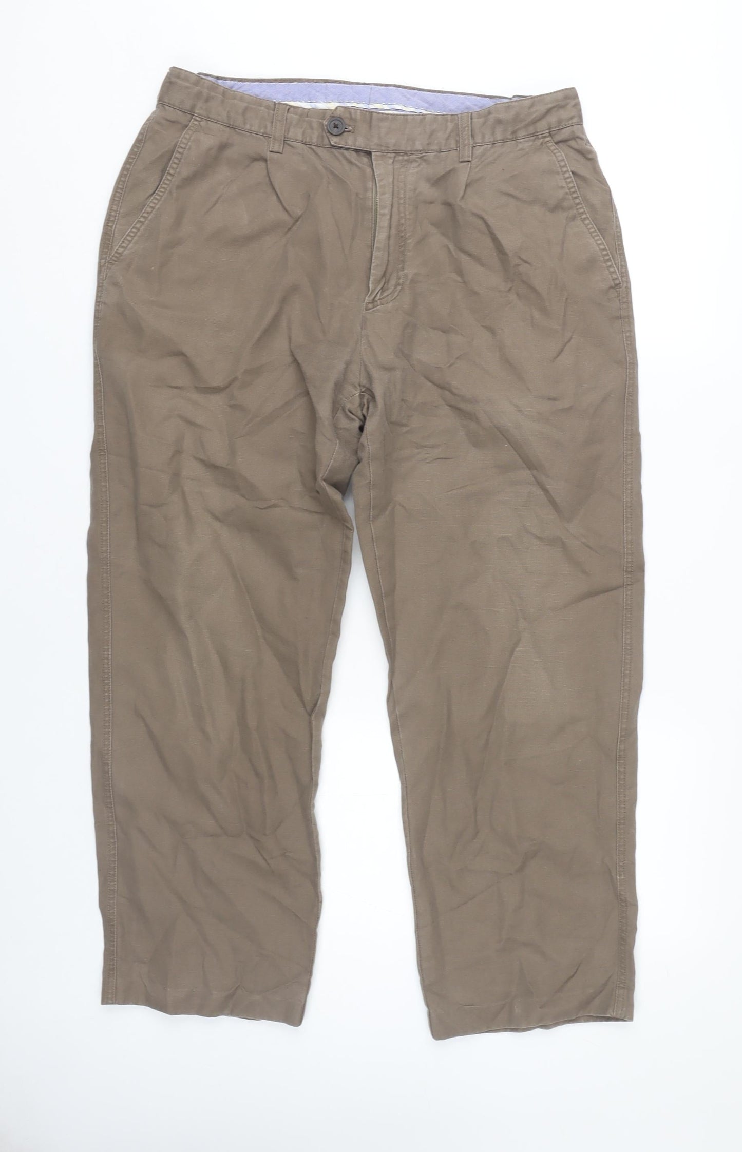 Austin Reed Men’s Brown Chino Trousers 36R