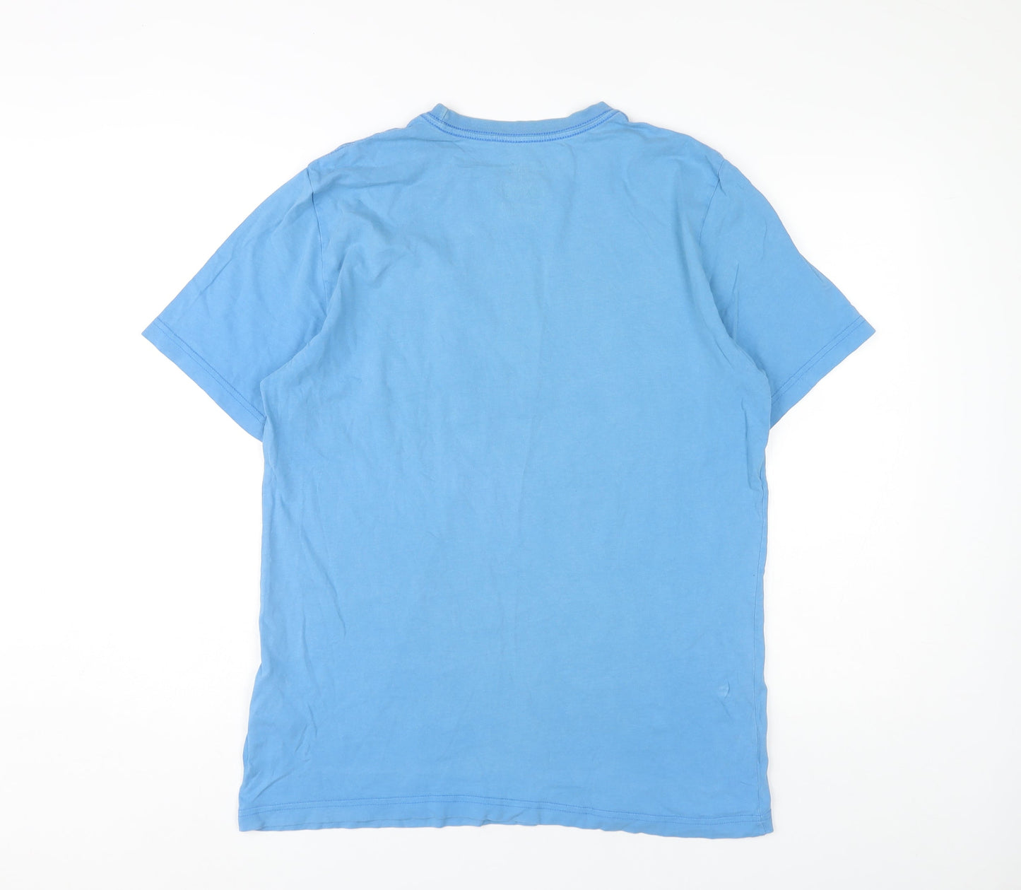 Nike Men's Blue Graphic Print T-Shirt L