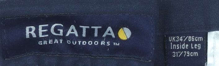 Regatta Men's Blue Cargo Trousers 34
